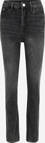 River Island Tall Regular Jeans in Black: front