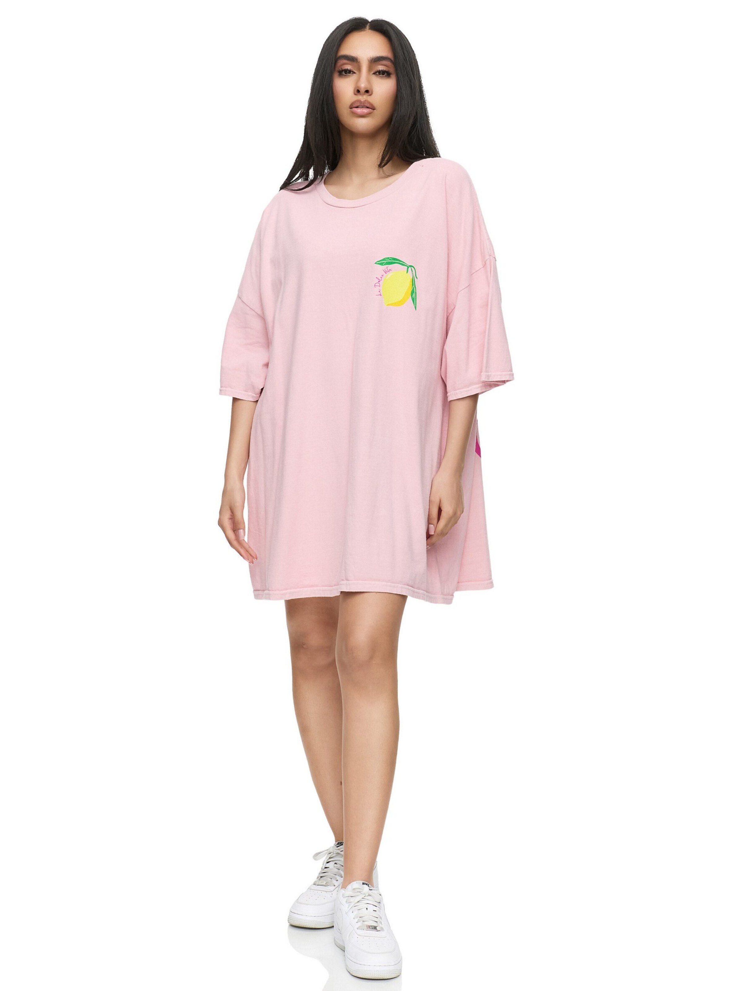 Worldclassca Oversizeshirt 'Limon Cello'‌‌‌‌‌‌ in Pink