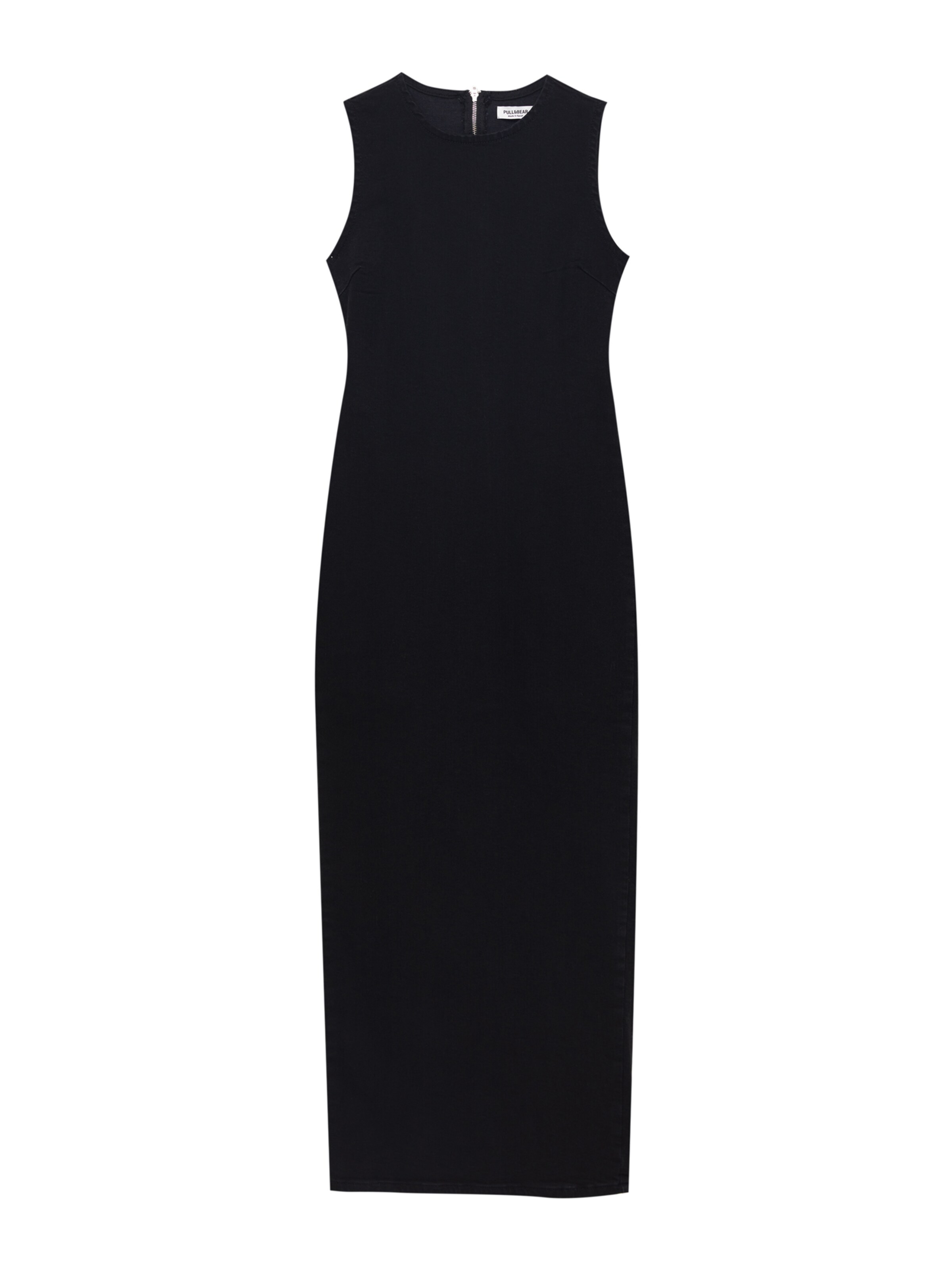 Pull&Bear Kleid in Schwarz: Vorderseite