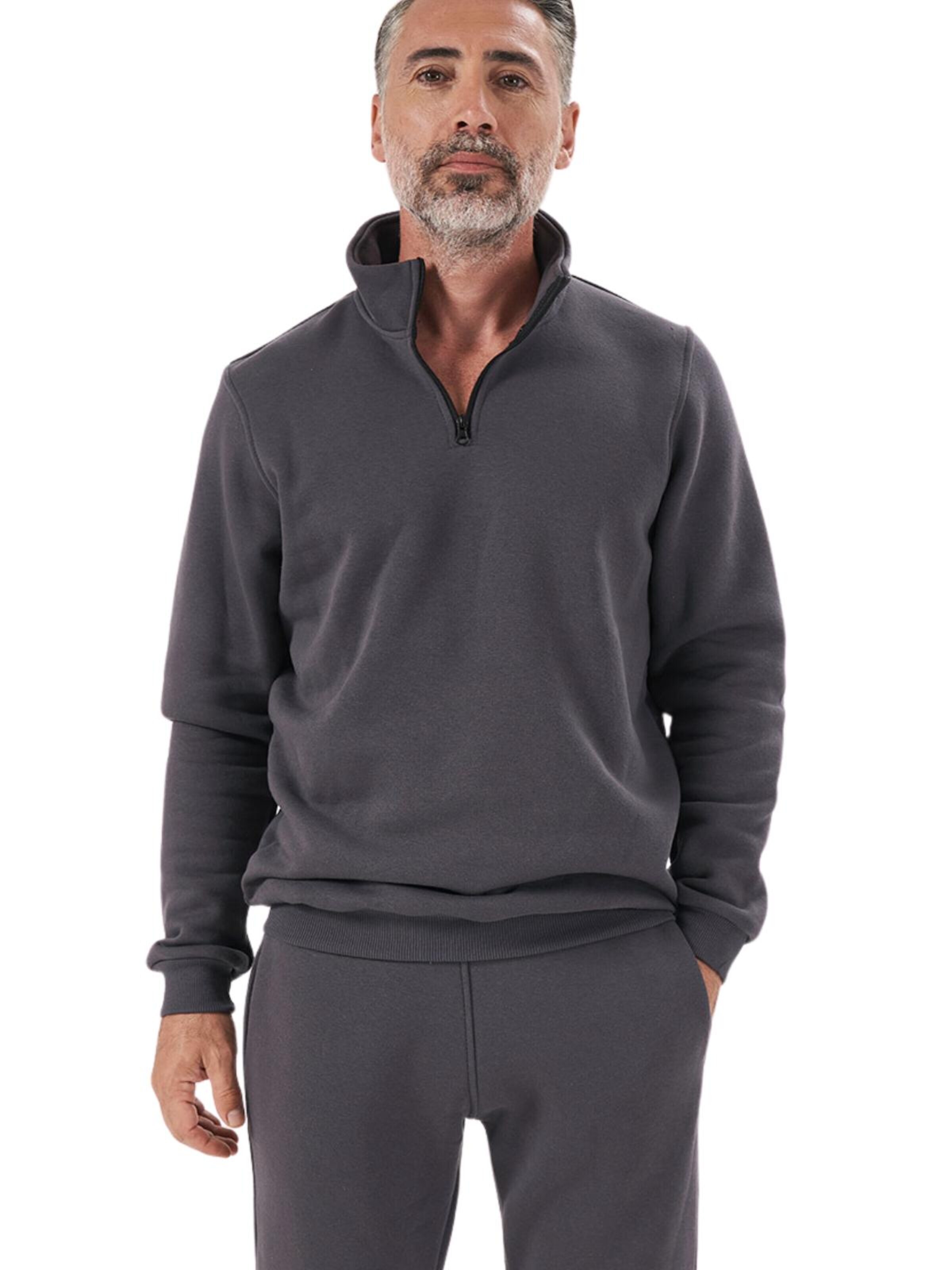 LOUIS LECLER Sweatshirt 'Remy' in Grijs