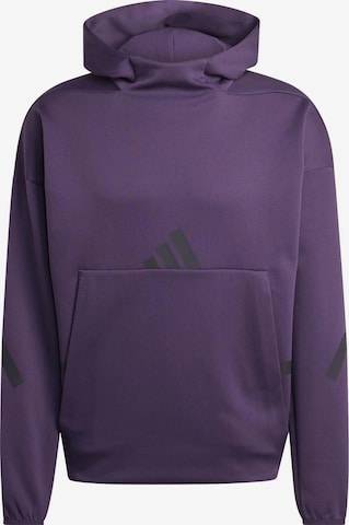 ADIDAS SPORTSWEAR Спортивный свитшот 'Z.N.E.' в Лиловый: спереди