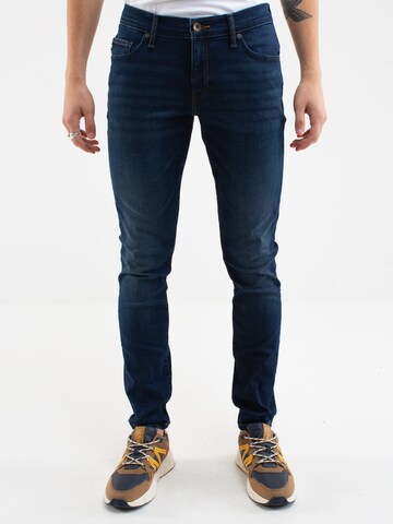 BIG STAR Slimfit Jeans 'Deric' in Blauw: voorkant