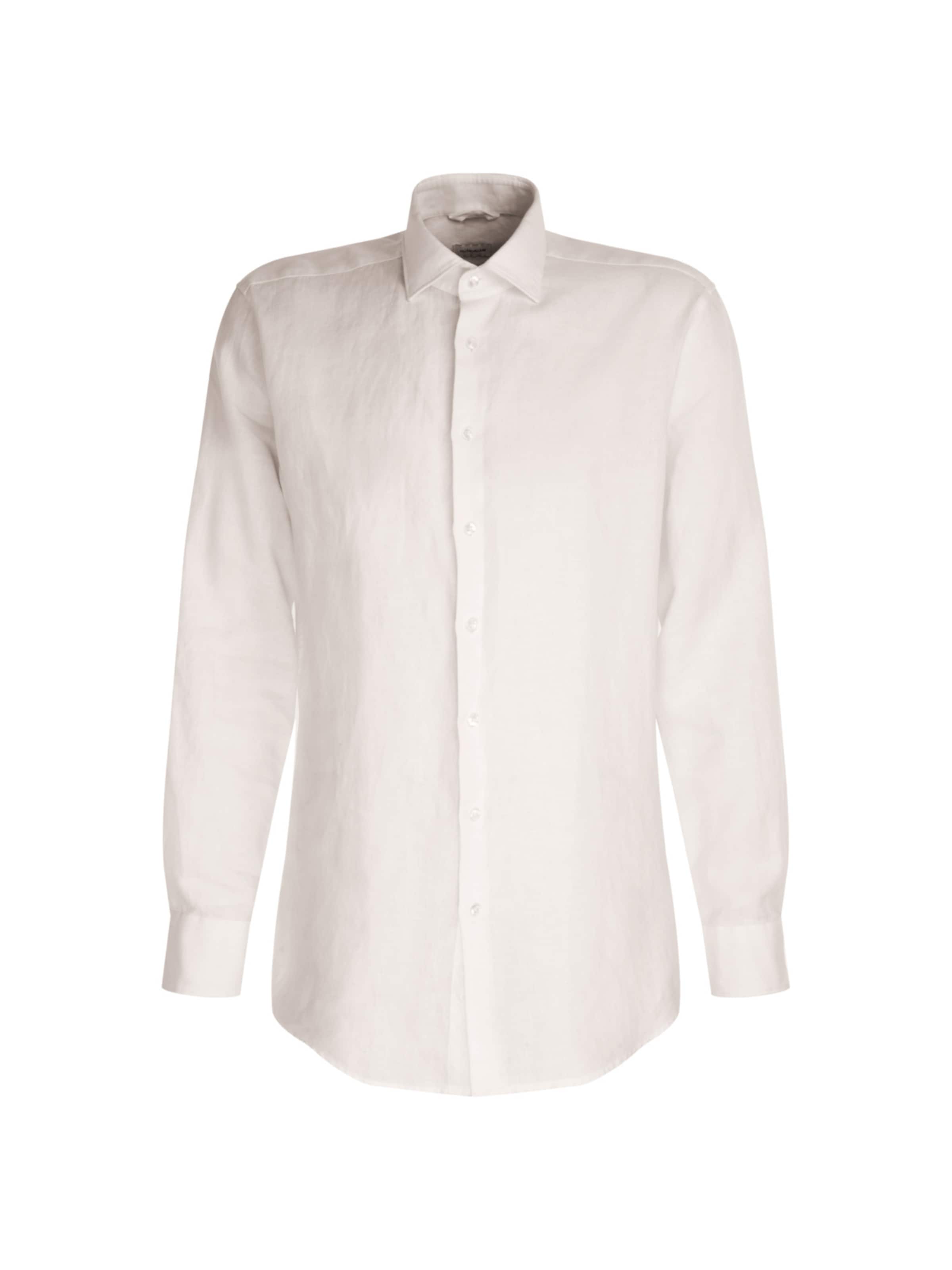 SEIDENSTICKER Regular fit Zakelijk overhemd in Wit: voorkant