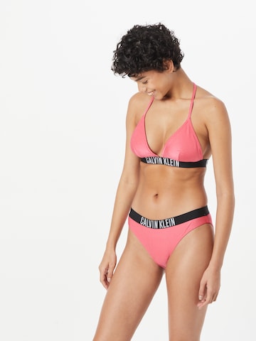 Calvin Klein Swimwear Bikini nadrágok - rózsaszín