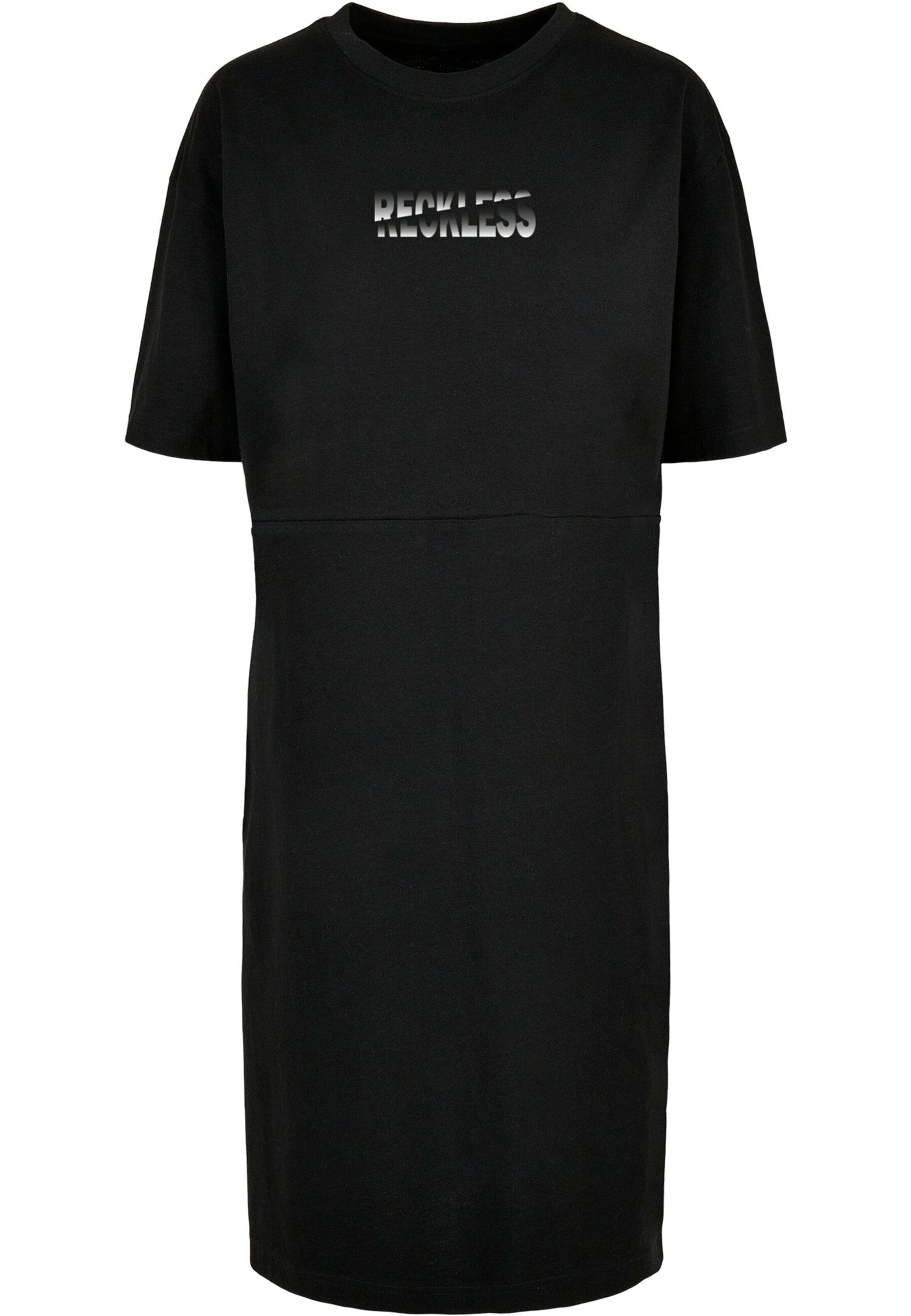 Merchcode Dress 'Reckless' in Black: front