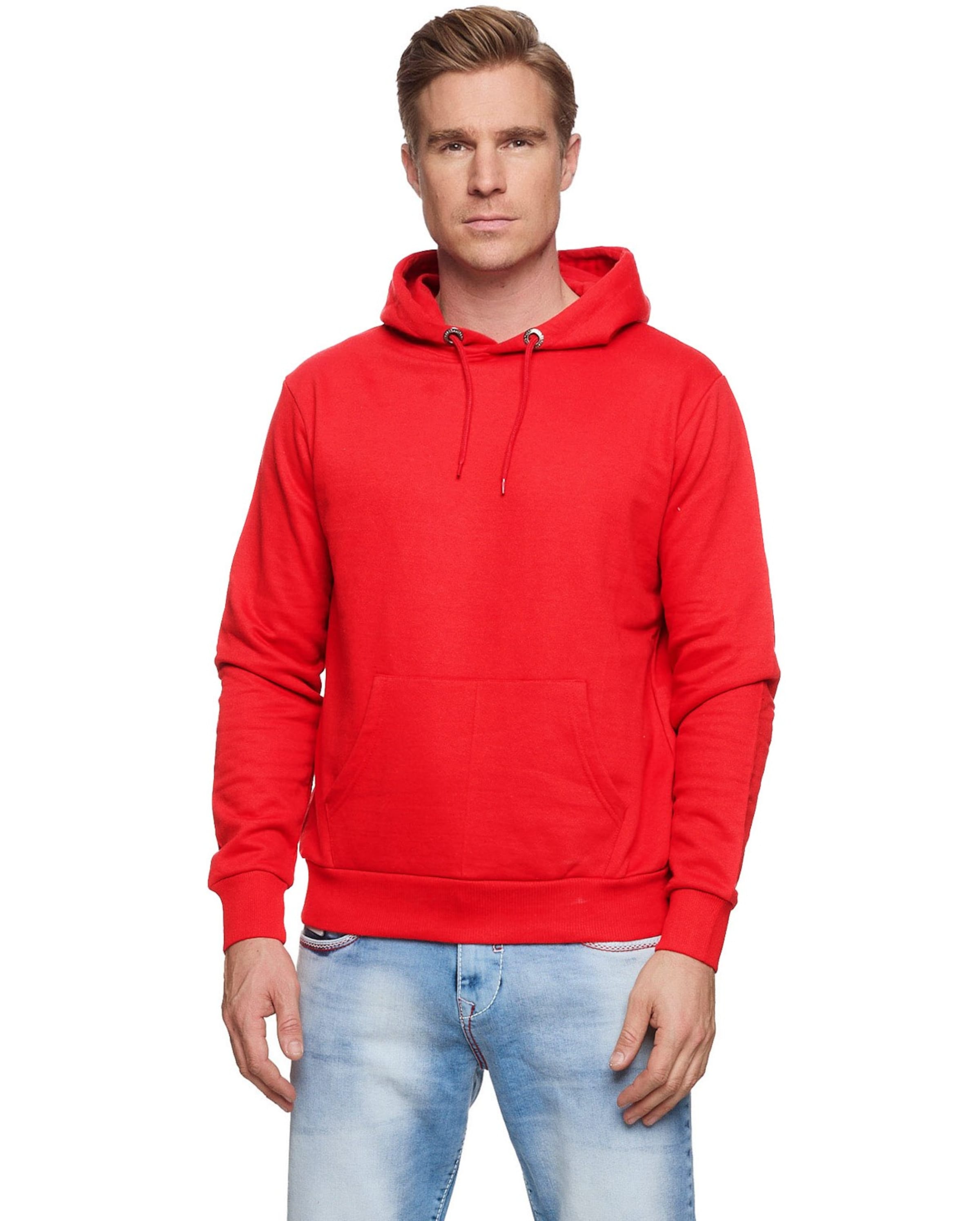 Rusty Neal Sweatshirt in Rot: Vorderseite