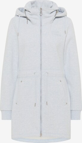 MYMO Zip-Up Hoodie in Blue: front