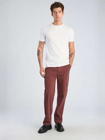 Baggy Pantalon chino Lindbergh en rouge