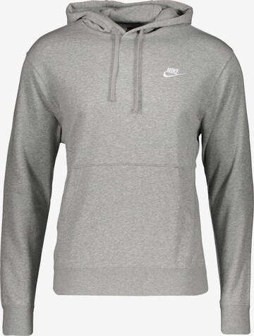 Sweat-shirt 'Club' Nike Sportswear en gris : devant