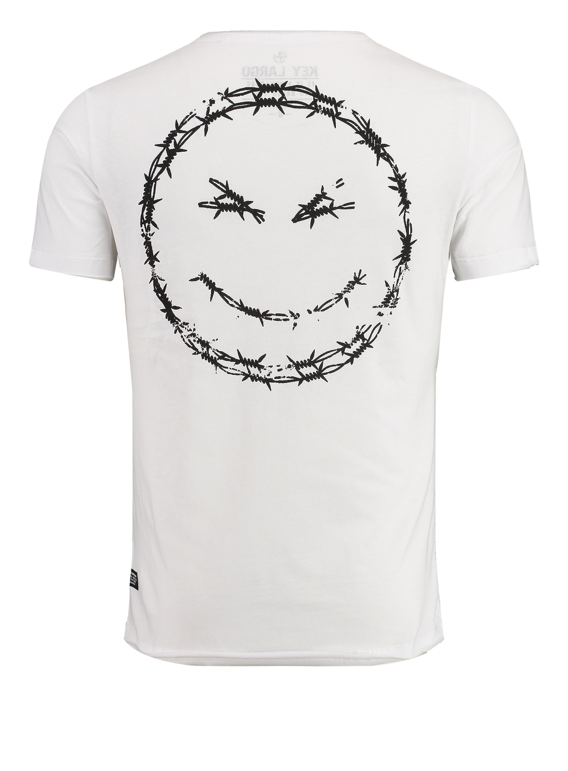 Key Largo Shirts 'MT THINK' in Weiß