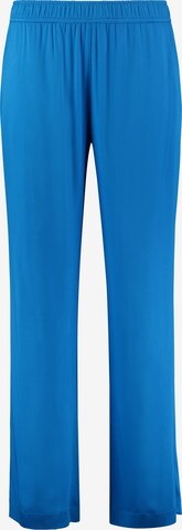 SAMOON Loose fit Pants in Blue: front