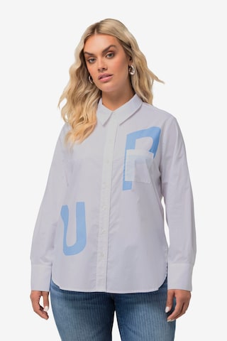 Ulla Popken Blouse in Wit: voorkant