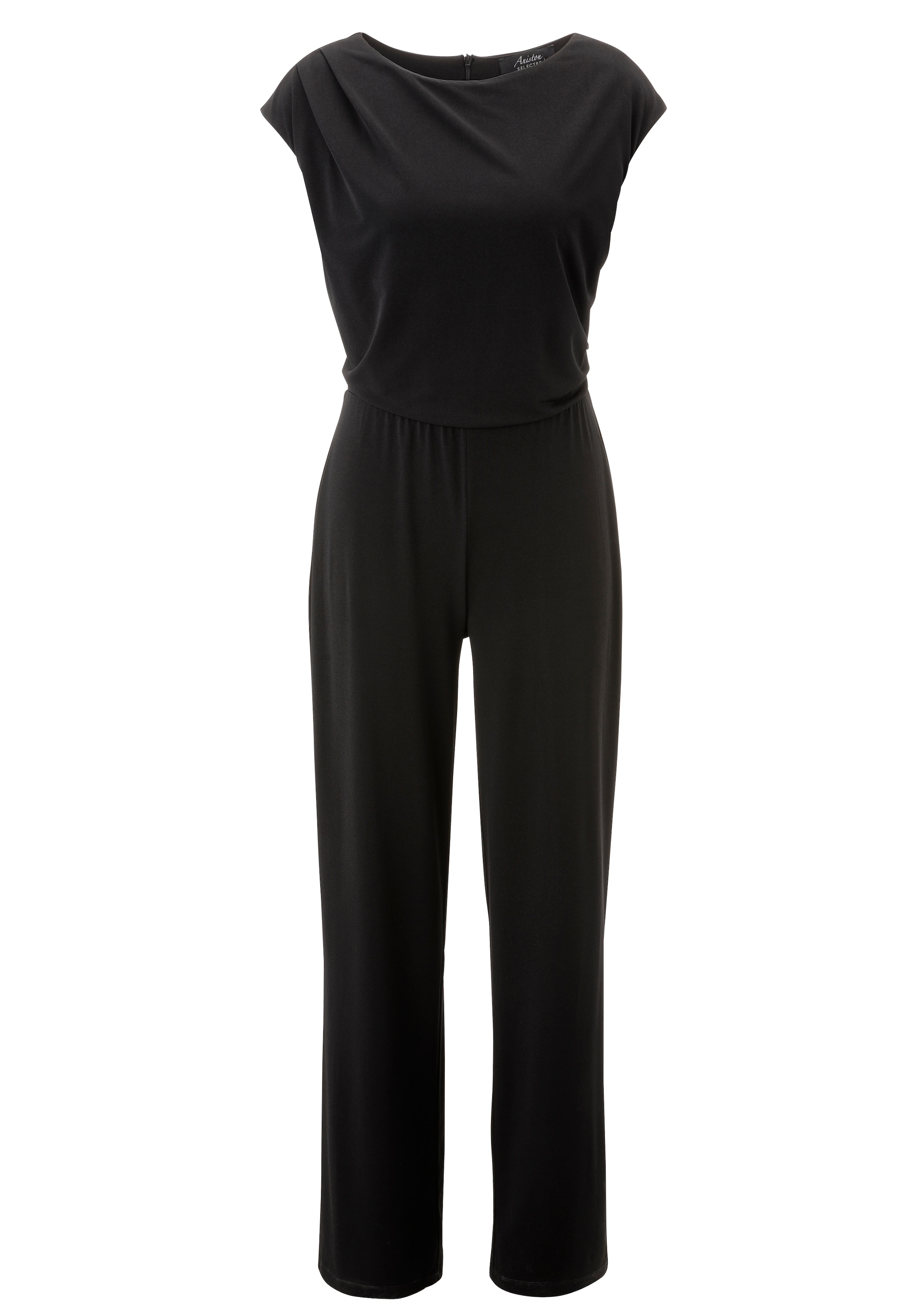 Aniston SELECTED Jumpsuit in Schwarz: Vorderseite