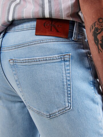 Calvin Klein Jeans Слим Джинсы в Синий