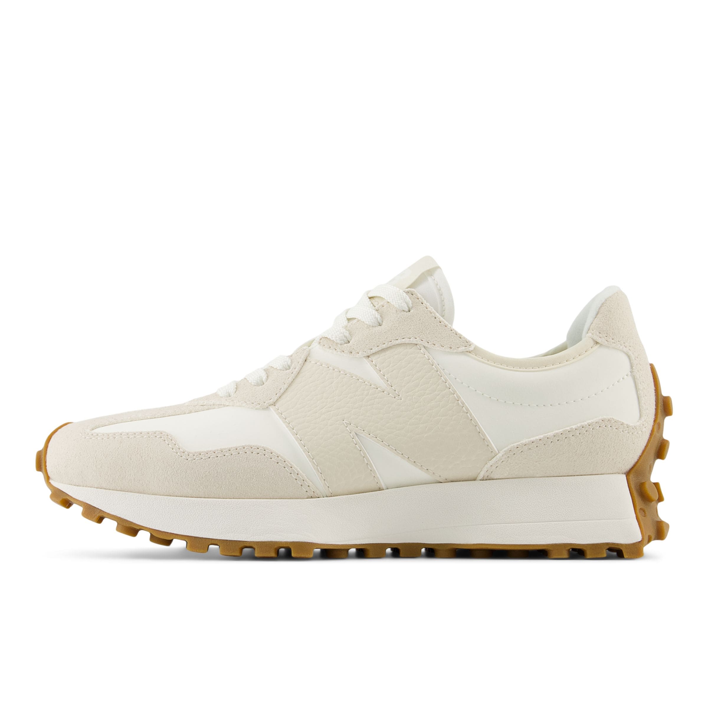 Baskets basses '327' new balance en beige : devant
