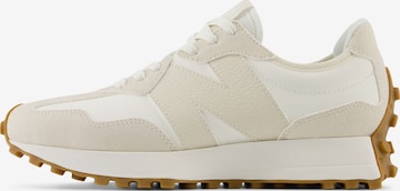 Baskets basses '327' new balance en beige : devant