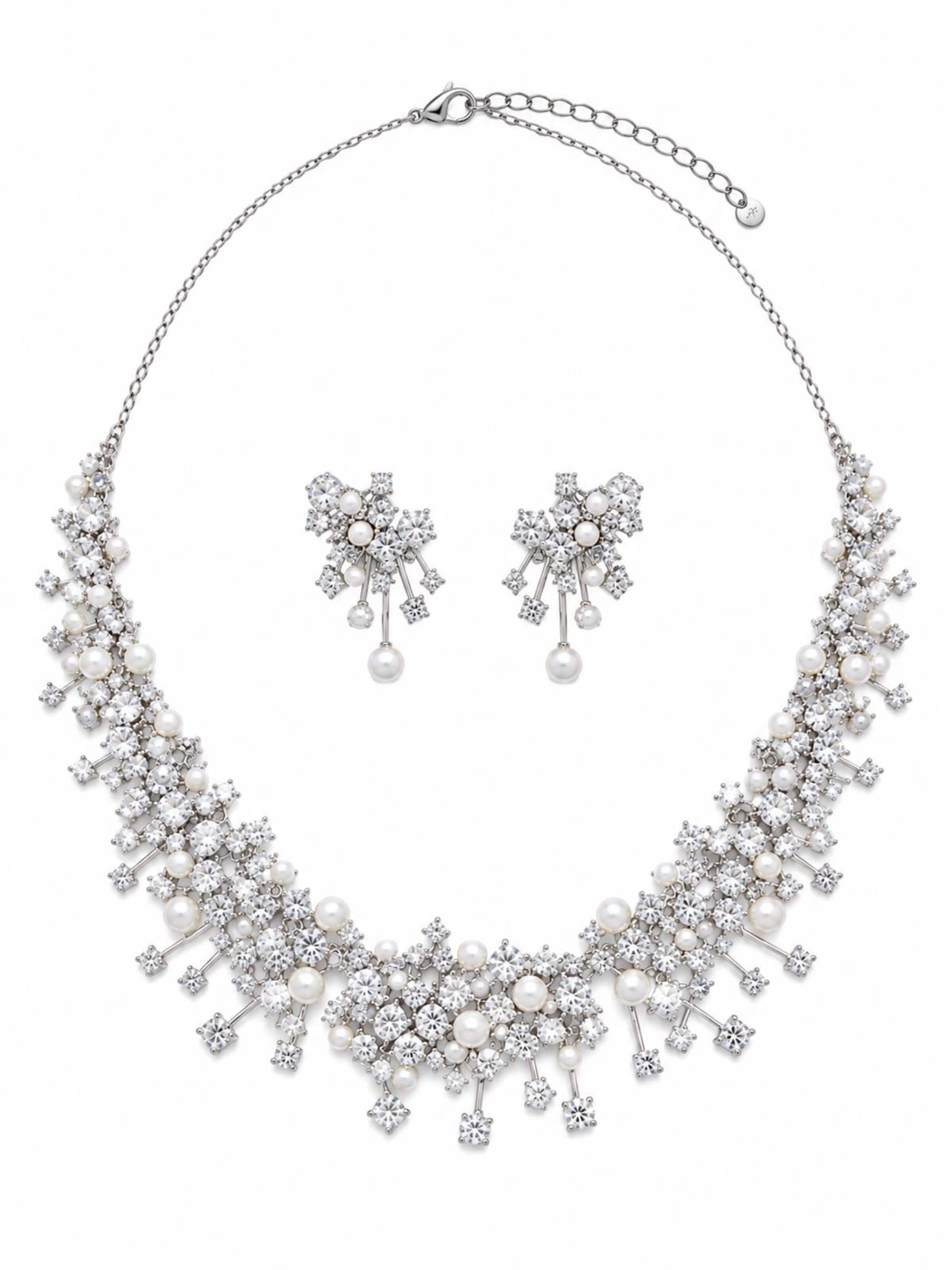 Parure de bijoux 'Starlight' LanLivia en argent : devant