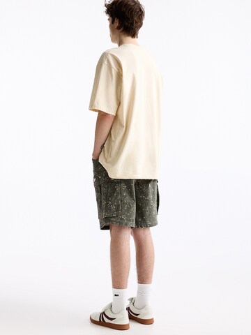 Pull&Bear Loosefit Cargobroek in Groen