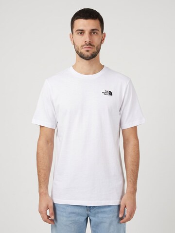 Maglietta 'M Evo SD Reg SS Tee TNF White' di THE NORTH FACE in bianco: frontale