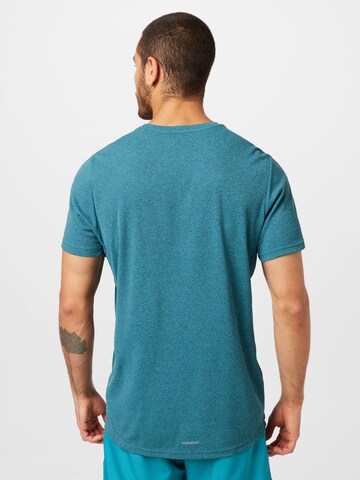 ADIDAS PERFORMANCE Functioneel shirt 'Own The Run Heather' in Blauw