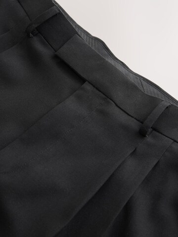 Next Regular Pleat-front trousers in Black