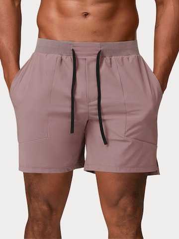 BIMONI Loose fit Workout Pants in Pink: front