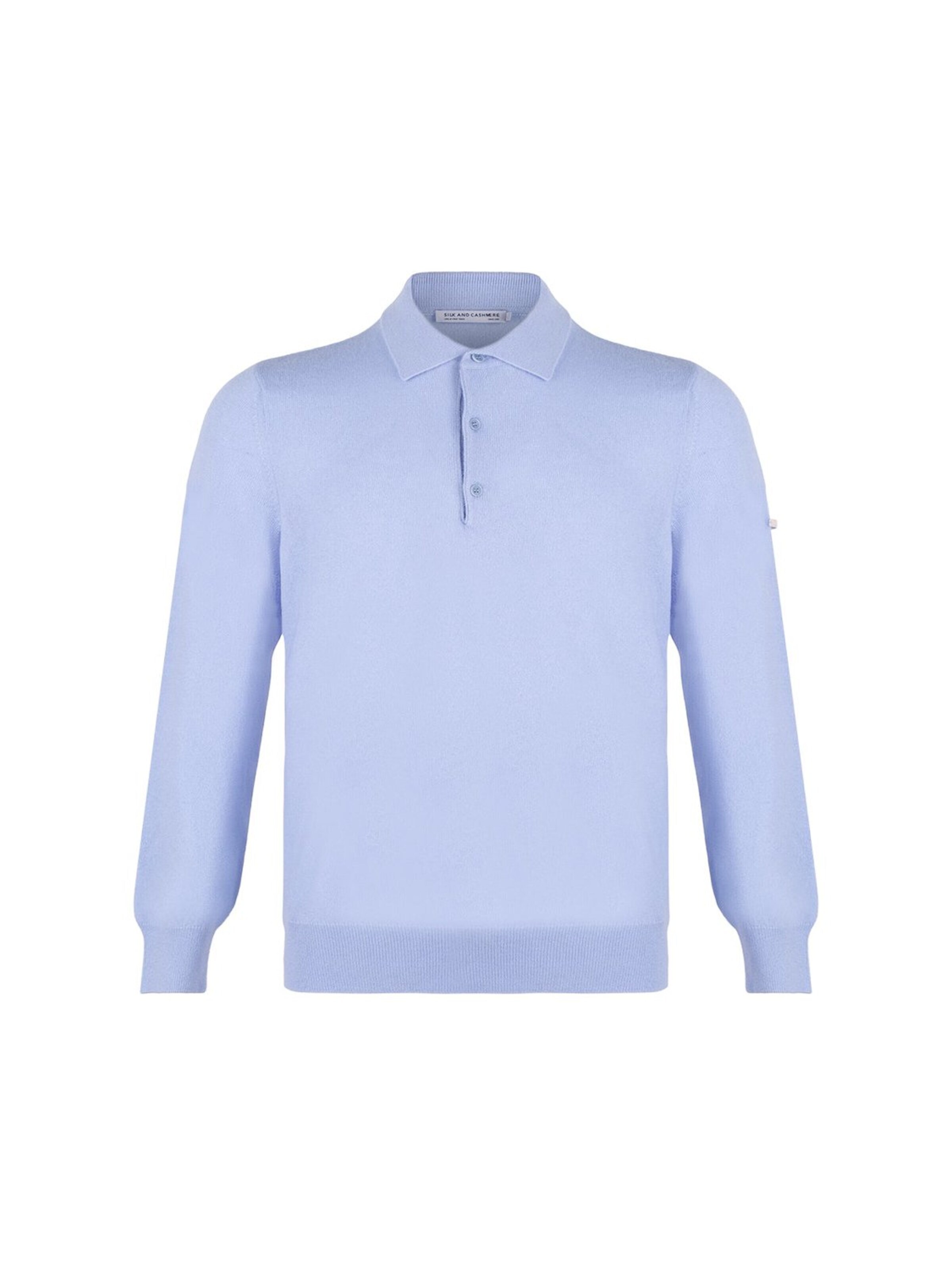 SILK & CASHMERE Knit cardigan in Blue