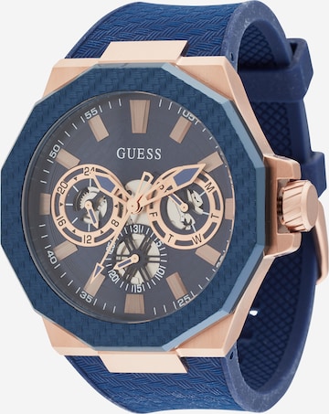 mėlyna GUESS Analoginis (įprasto dizaino) laikrodis 'INDY': priekis