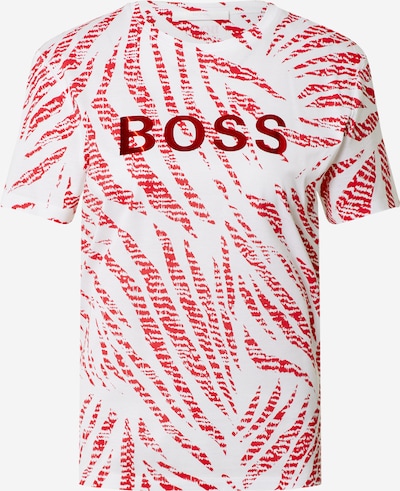 BOSS Casual Majica 'C_Elizera' u crvena / bijela, Pregled proizvoda