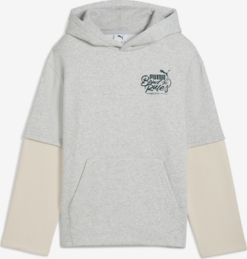 PUMA Sweatshirt 'MID90s Layered' in Grau: Vorderseite