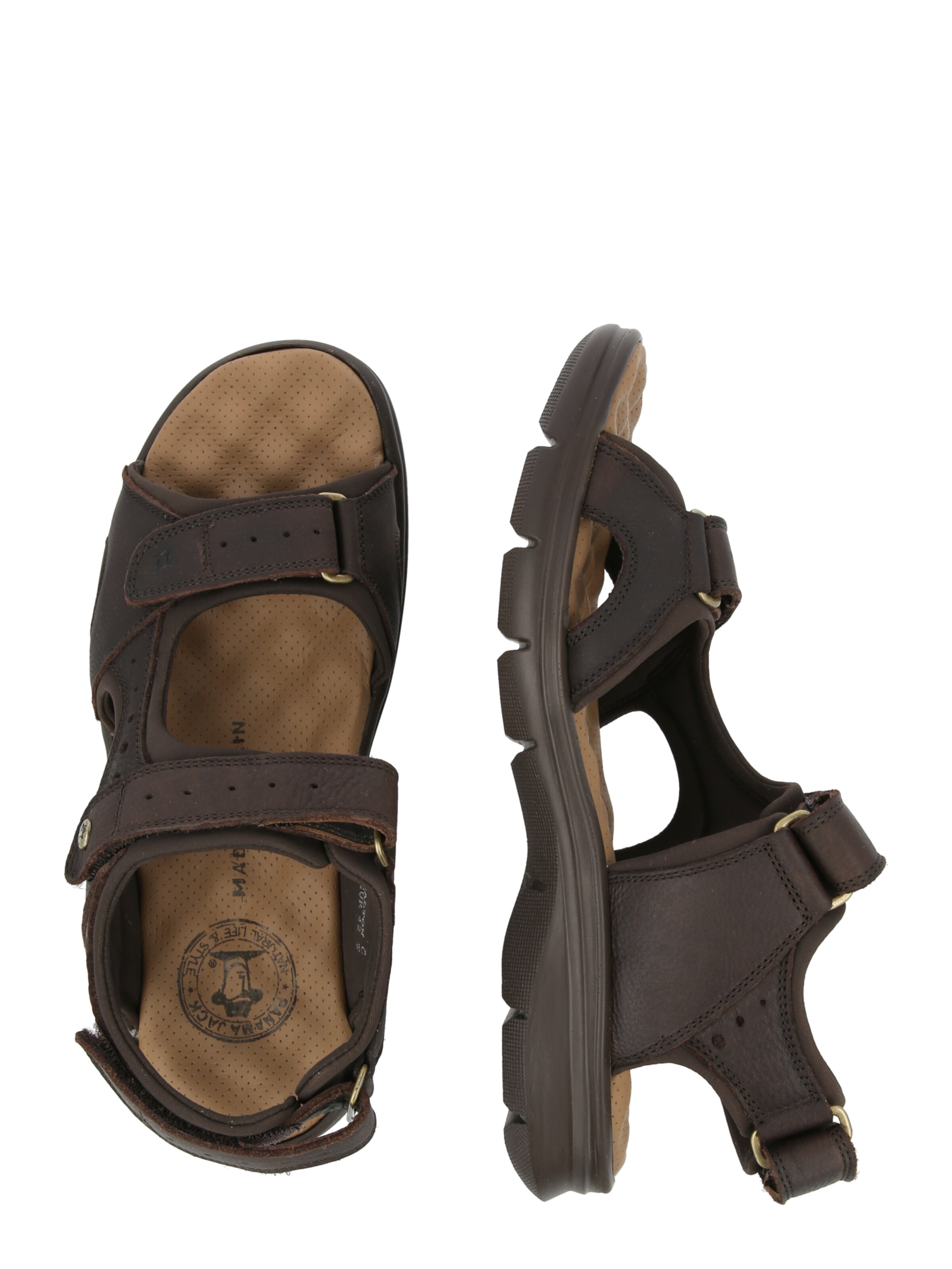 PANAMA JACK Patikointisandaalit 'Salton C35' värissä ruskea