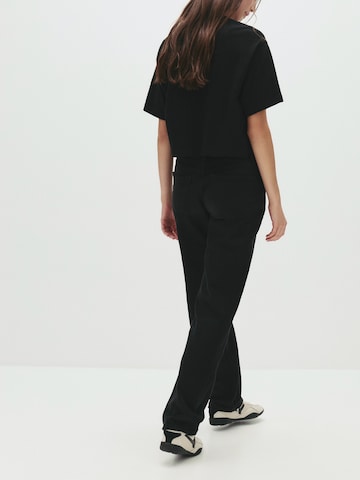 Pull&Bearregular Traperice - crna boja