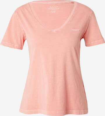 T-shirt GANT en orange : devant