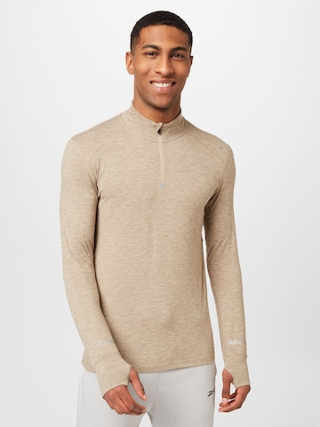 ENDURANCE Performance Shirt 'Tune' in Beige: front