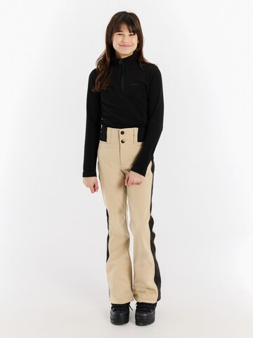 PROTEST Slim fit Sports trousers 'PRTPROUD JR' in Brown: front