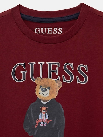GUESS Regular Fit T-Shirt in Rot