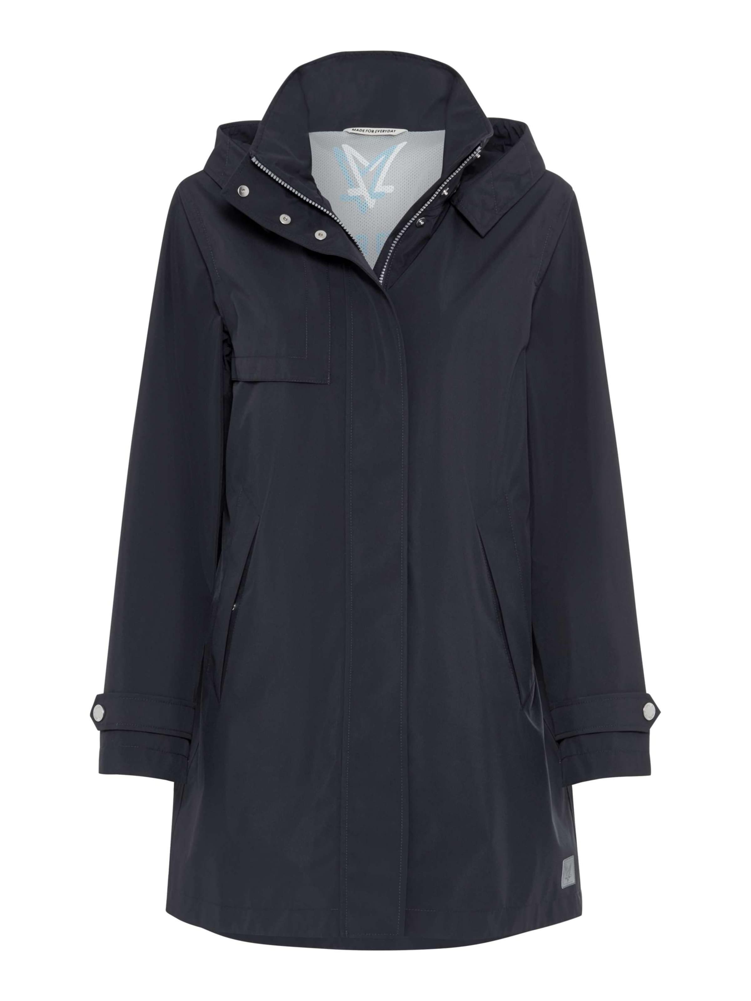 Fuchs Schmitt Between-Seasons Coat in Blue: front