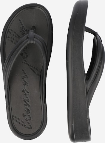 LEMON JELLY T-Bar Sandals 'MARÉ' in Black