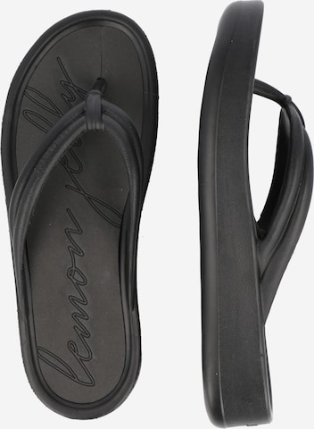 LEMON JELLY T-bar sandals 'MARÉ' in Black