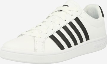 Sneaker low 'Court Tiebreak' de la K-SWISS pe alb: față