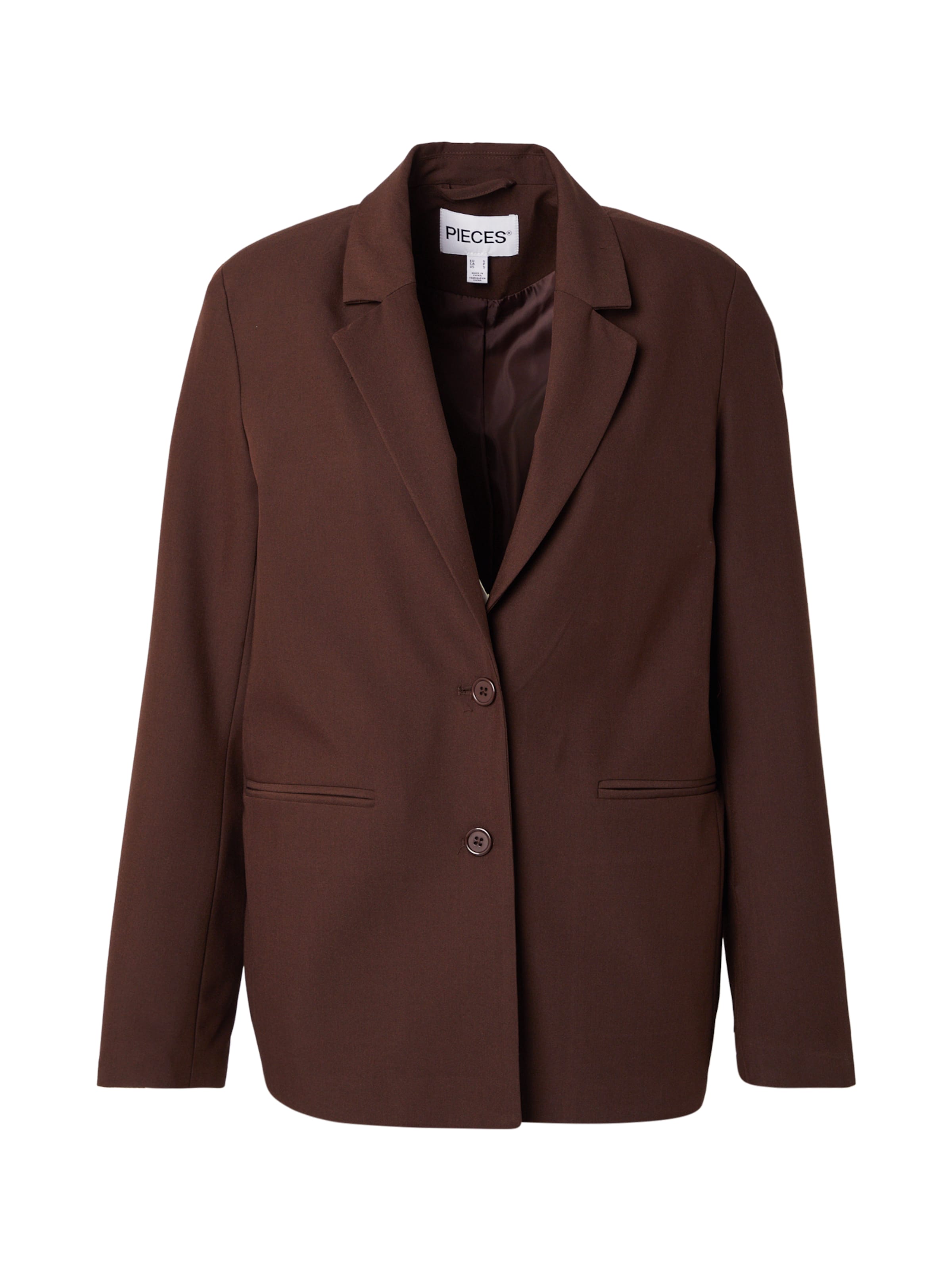 PIECES Blazer 'PCBOSELLA' i 34 i choko, Produktvisning