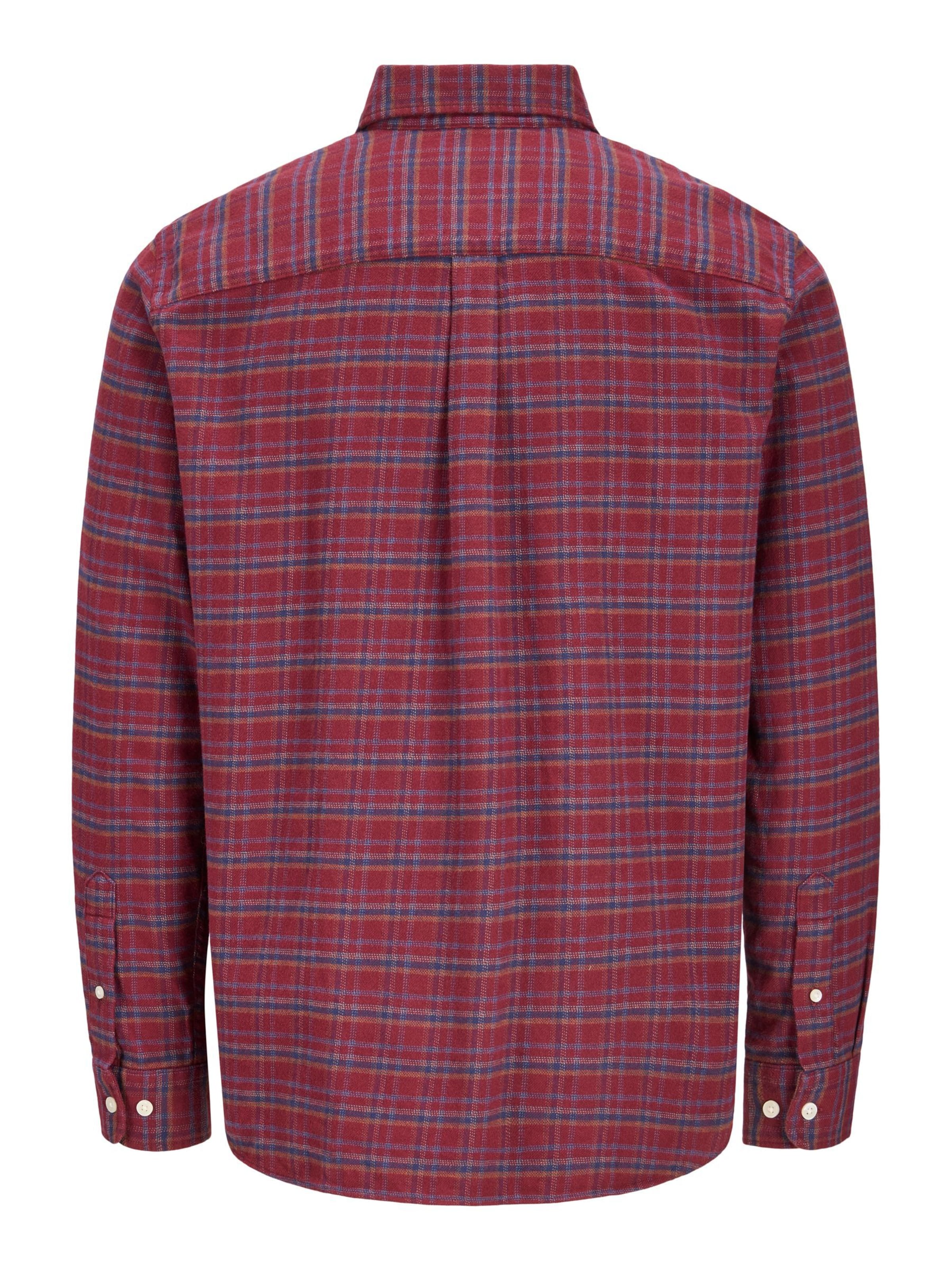 JACK & JONES Regular Fit Hemd 'Stanley' in Rot