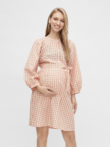 MAMALICIOUS Shirt Dress 'Fiona' in Pink: front