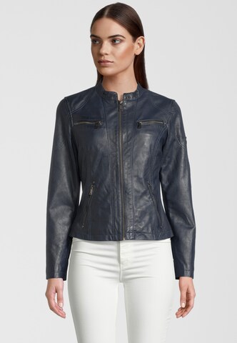 H.I.S Between-Season Jacket in Blue: front