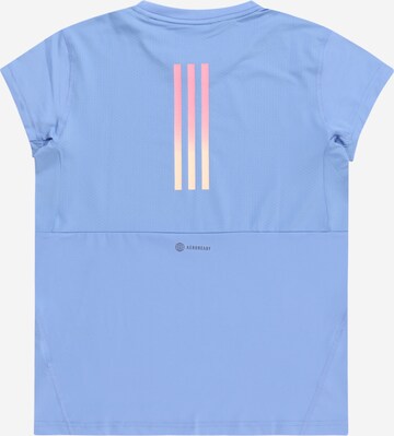 ADIDAS SPORTSWEAR Performance shirt 'Aeroready 3-Stripes' in Blue