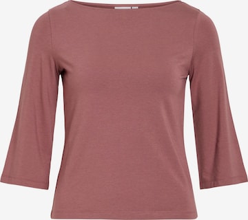 VILA - Camiseta 'VIEmilie' en marrón: frente