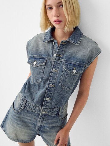 Bershka Jumpsuit in Blue