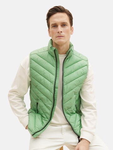 Gilet TOM TAILOR en vert