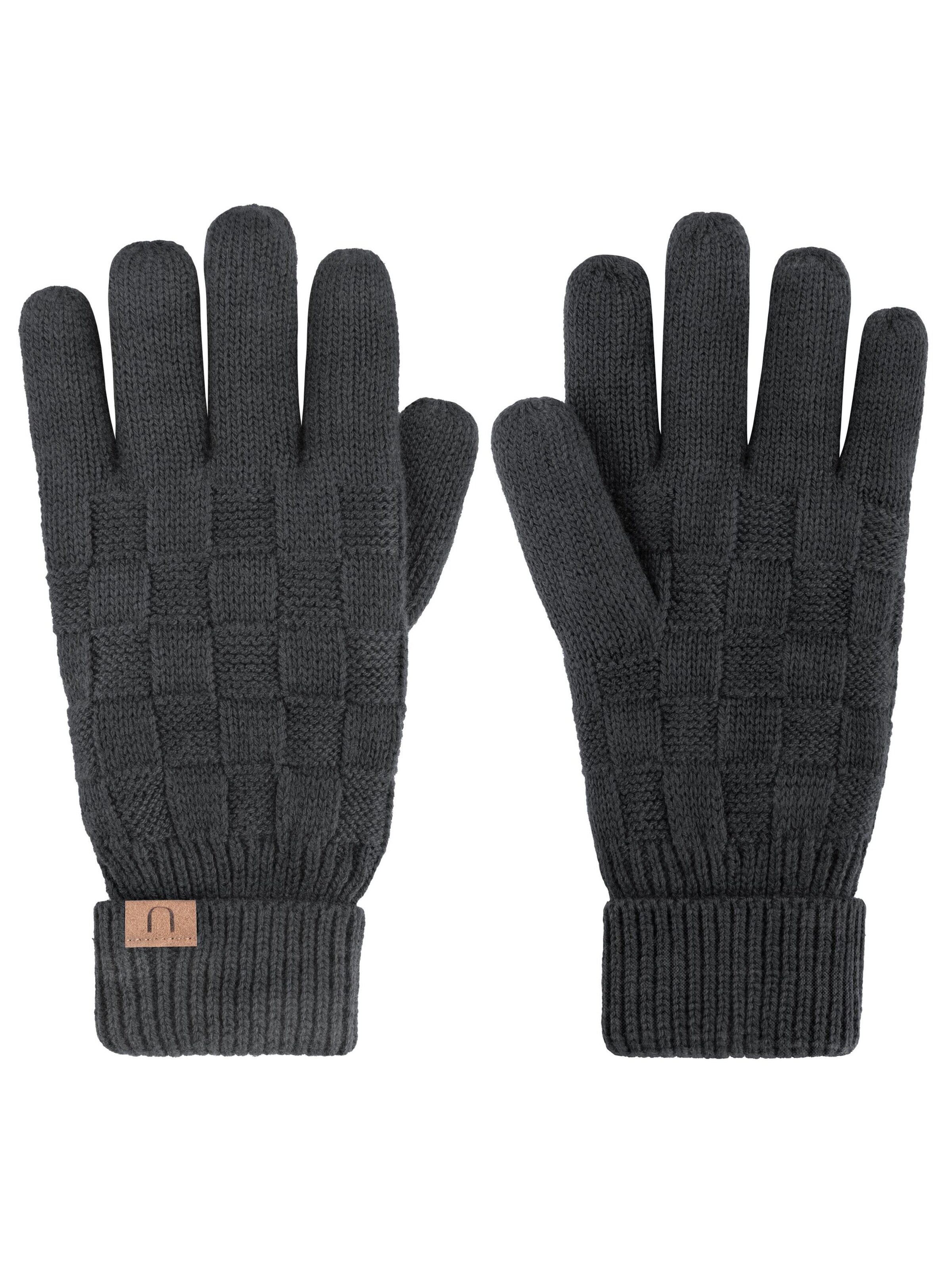 normani Fingerhandschuhe 'Yuma' in Grau