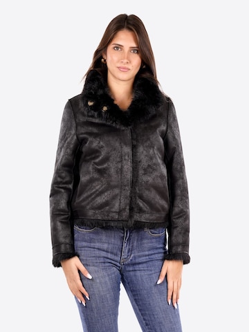 Yes Zee Winter Jacket 'G004KO00157' in Black